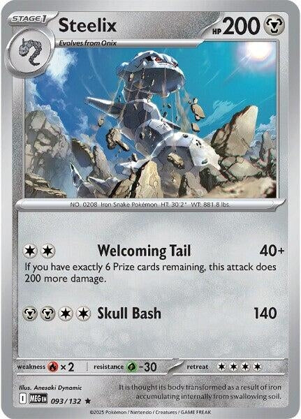 Image for Steelix (093/132) (ME01: Mega Evolution) - Pokemon