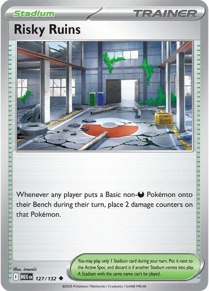 Image for Risky Ruins (127/132) (ME01: Mega Evolution) - Pokemon
