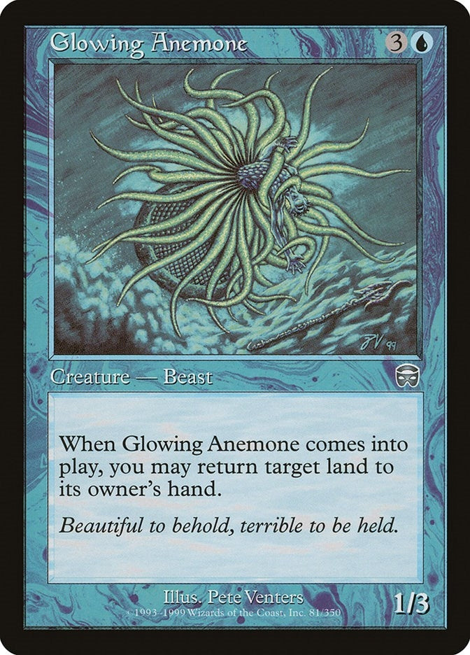 Glowing Anemone (81) (Mercadian Masques)