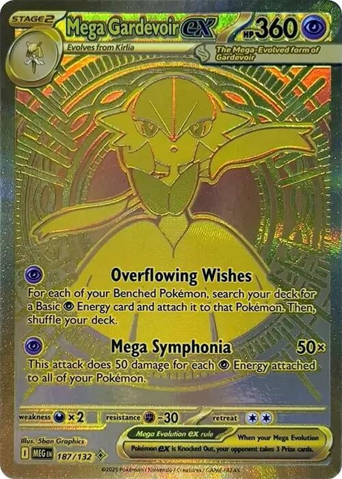 Image for Mega Gardevoir ex (187/132) (ME01: Mega Evolution) - Pokemon