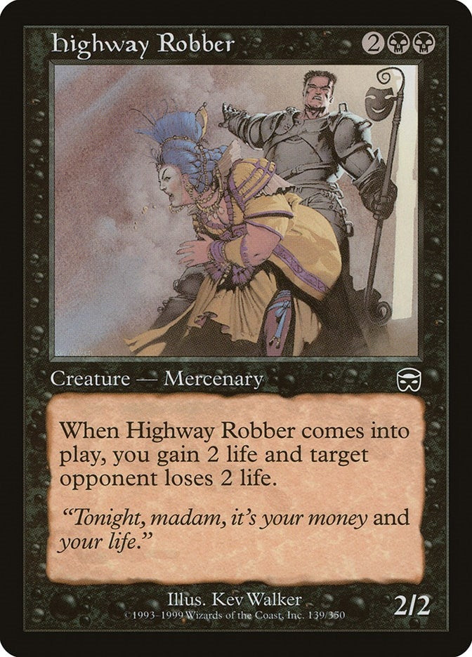 Image for Highway Robber (139) (Mercadian Masques) - Magic: The Gathering