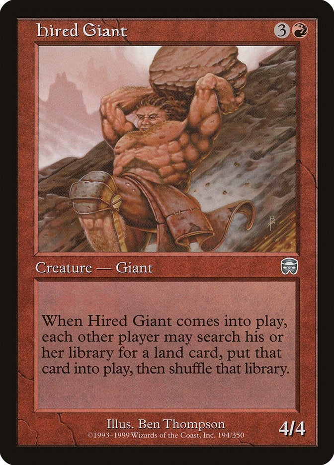 Image for Hired Giant (194) (Mercadian Masques) - Magic: The Gathering
