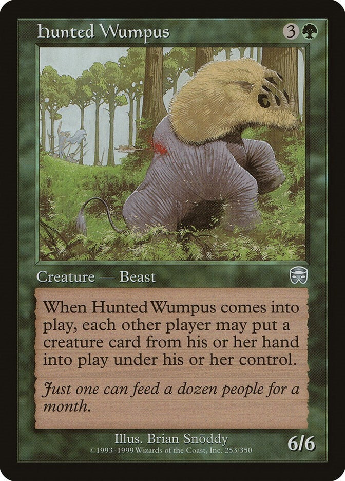 Hunted Wumpus (253) (Mercadian Masques)