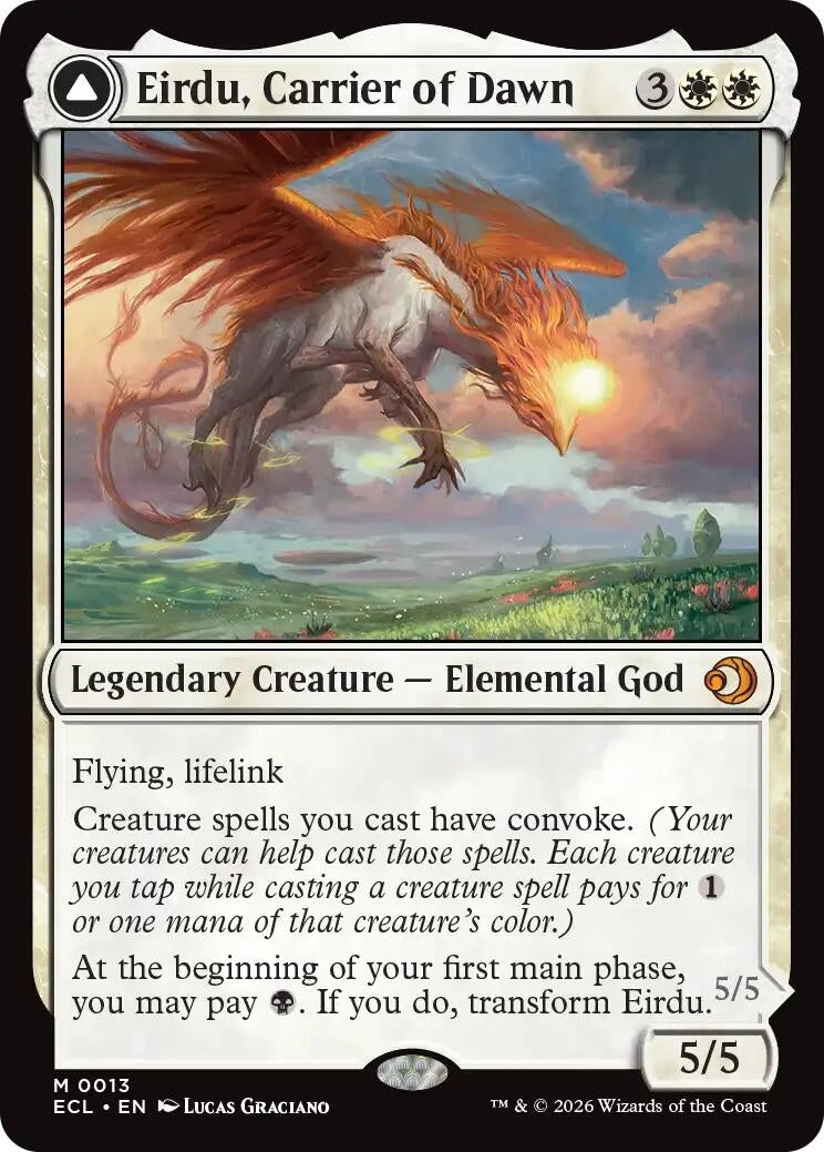 Image for Eirdu, Carrier of Dawn (13) (Lorwyn Eclipsed) - Magic: The Gathering