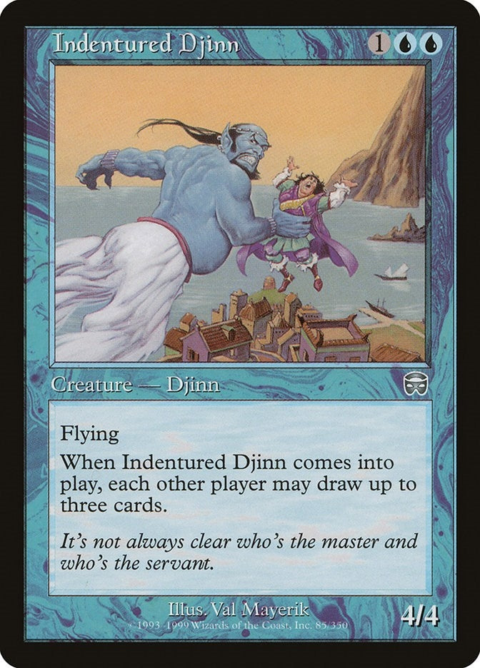 Indentured Djinn (85) (Mercadian Masques)