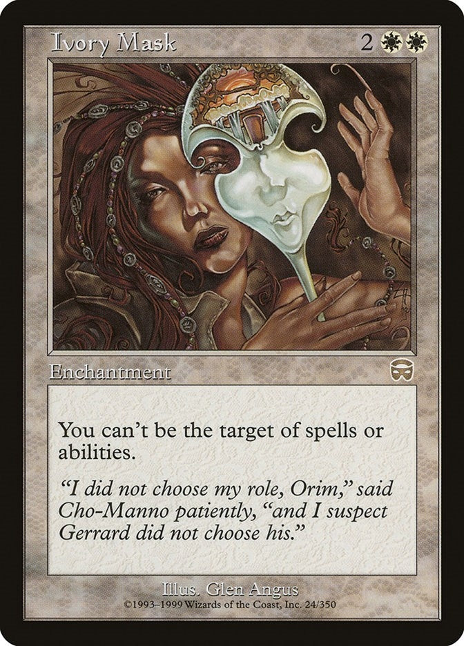 Ivory Mask (24) (Mercadian Masques)
