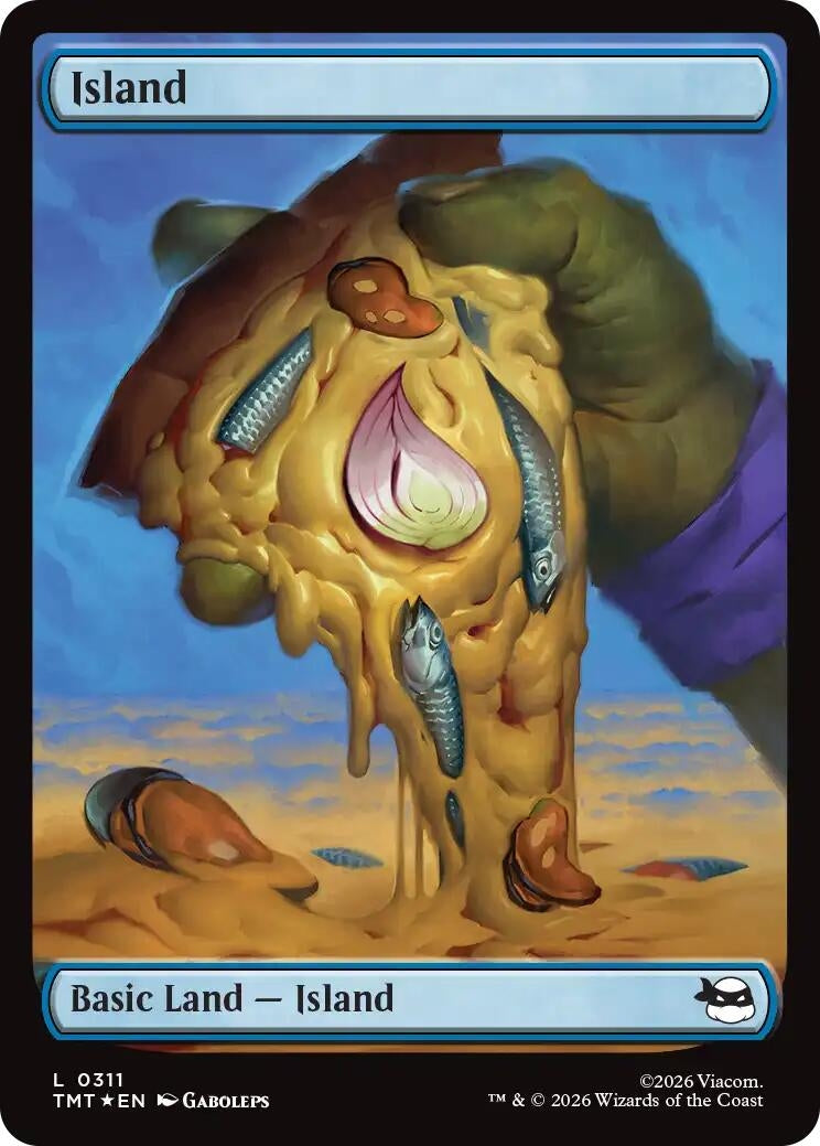 Image for Island (0311) (311) (Teenage Mutant Ninja Turtles) - Magic: The Gathering