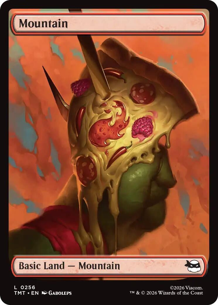 Image for Mountain (0256) (256) (Teenage Mutant Ninja Turtles) - Magic: The Gathering