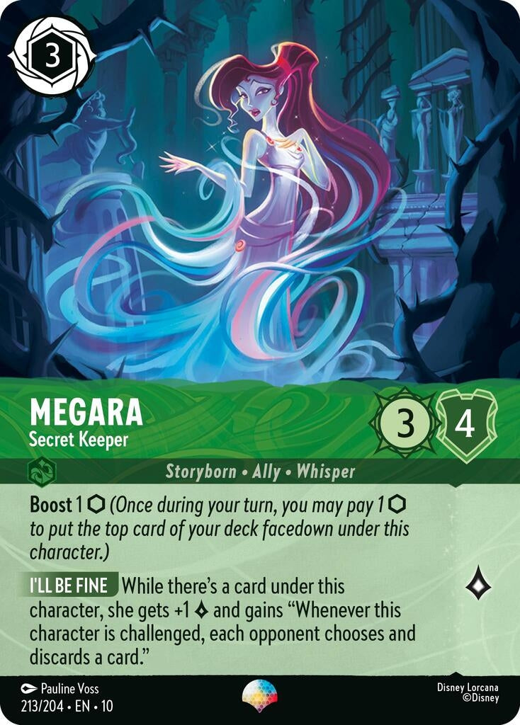 Image for Megara - Secret Keeper (Epic) (213/204) (Whispers in the Well) - Disney Lorcana