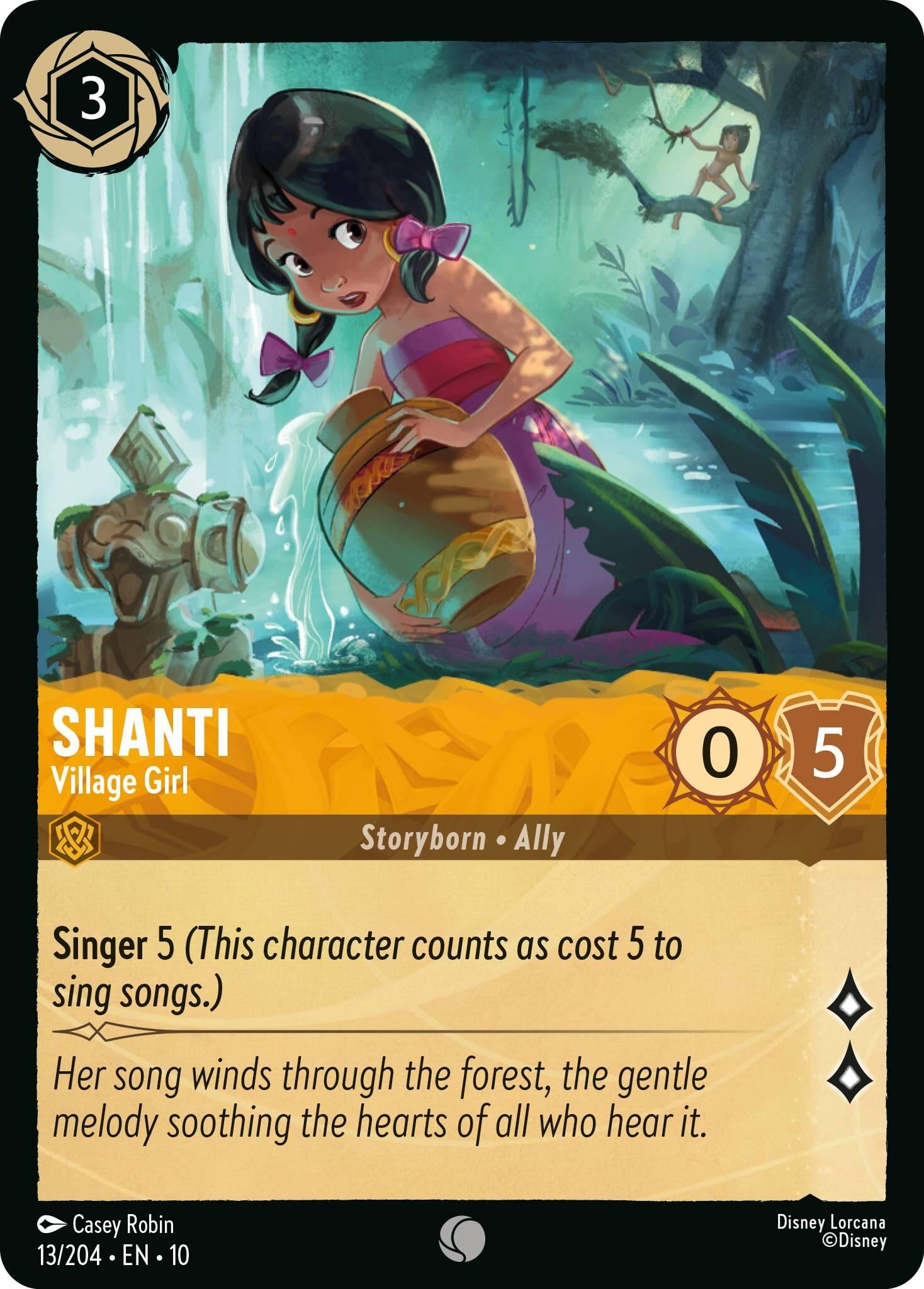 Image for Shanti - Village Girl (13/204) (Whispers in the Well) - Disney Lorcana