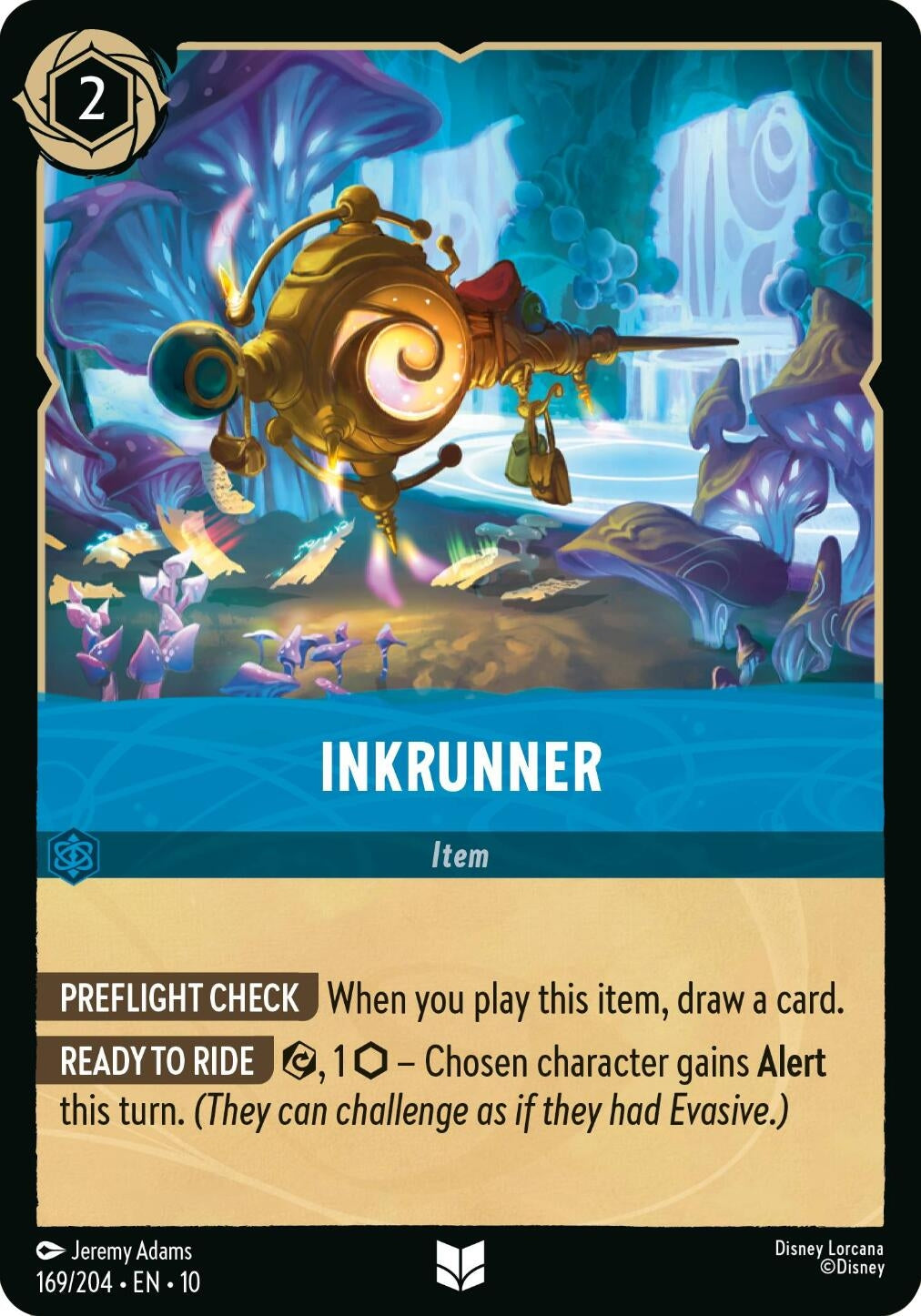Image for Inkrunner (169/204) (Whispers in the Well) - Disney Lorcana