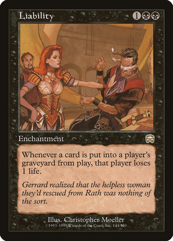 Image for Liability (144) (Mercadian Masques) - Magic: The Gathering