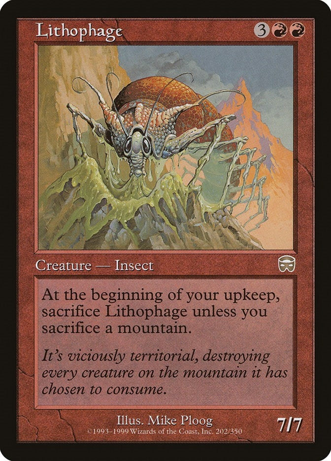 Lithophage (202) (Mercadian Masques)