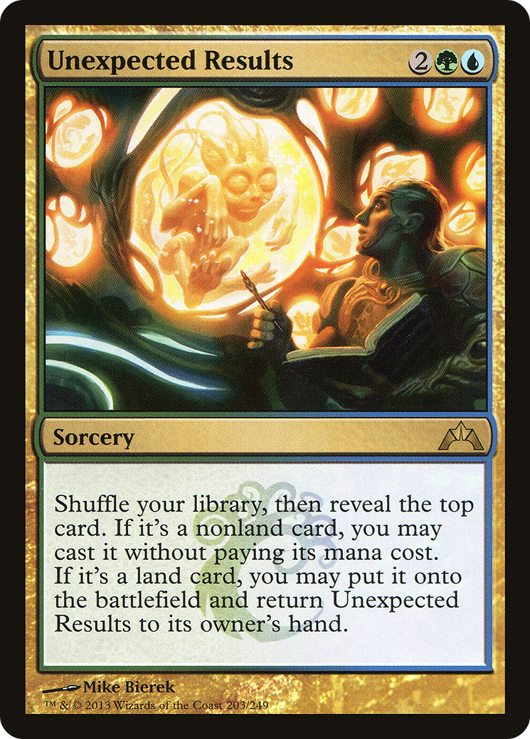Unexpected Results (203) (GTC)