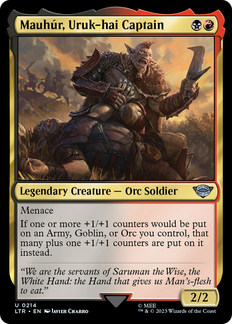 Mauhur, Uruk-hai Captain (214) (LTR)