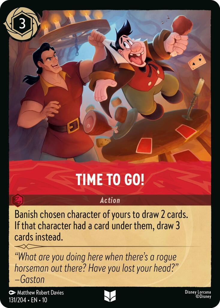 Image for Time to Go! (131/204) (Whispers in the Well) - Disney Lorcana