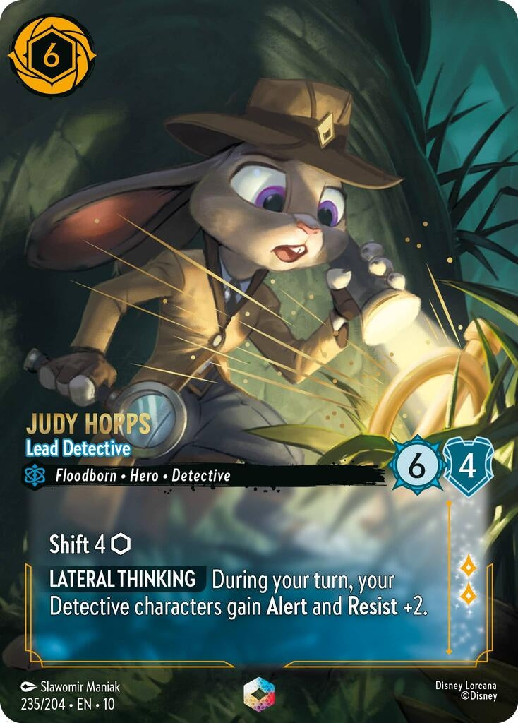Judy Hopps - Lead Detective (Enchanted) (235/204) (Whispers in the Well)