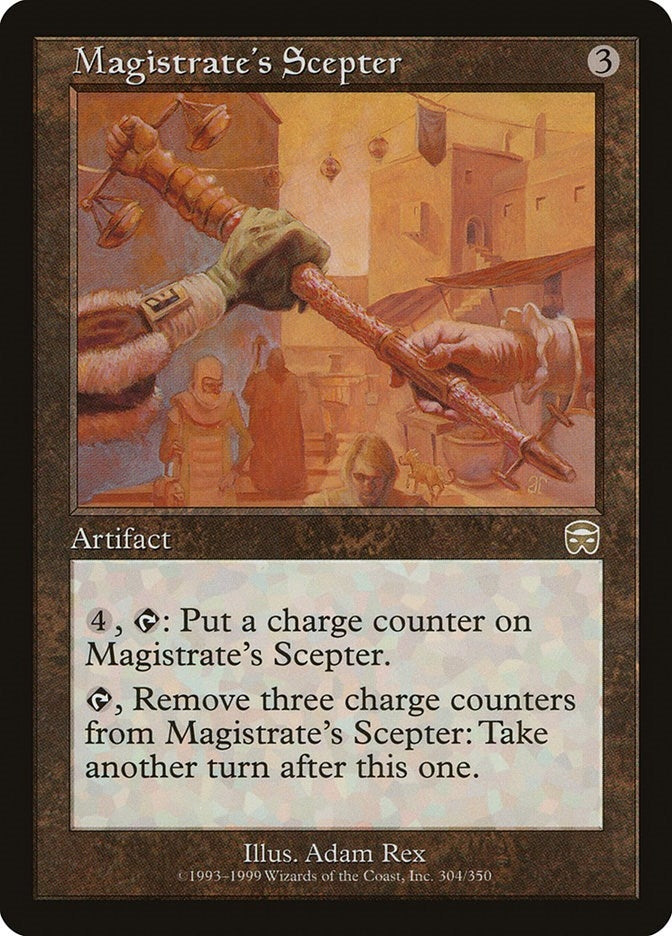 Image for Magistrate's Scepter (304) (Mercadian Masques) - Magic: The Gathering