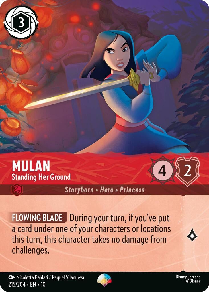 Mulan - Standing Her Ground (Epic) (215/204) (Whispers in the Well)