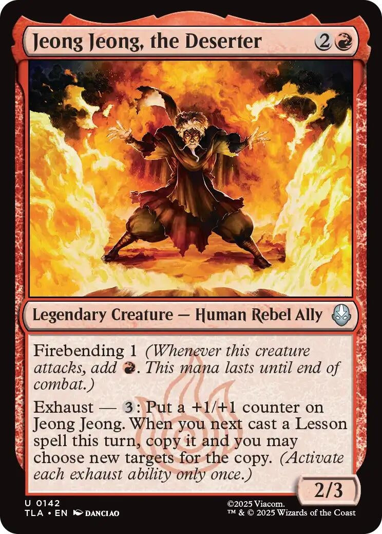 Image for Jeong Jeong, the Deserter (142) (TLA) - Magic: The Gathering