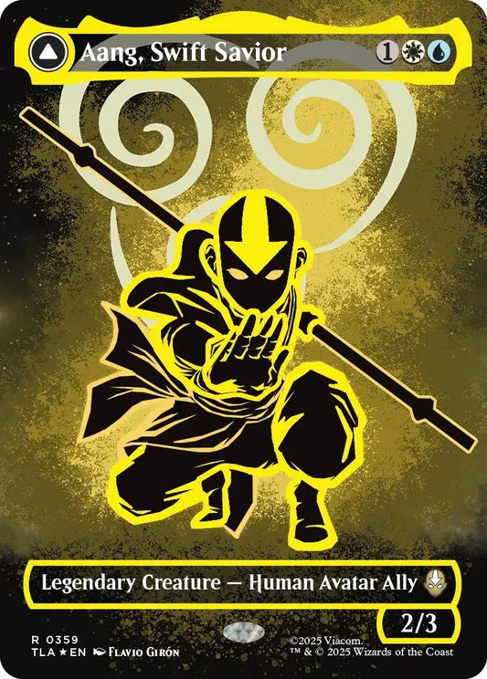 Aang, Swift Savior (Borderless) (Neon Ink Foil) (359) (TLA)