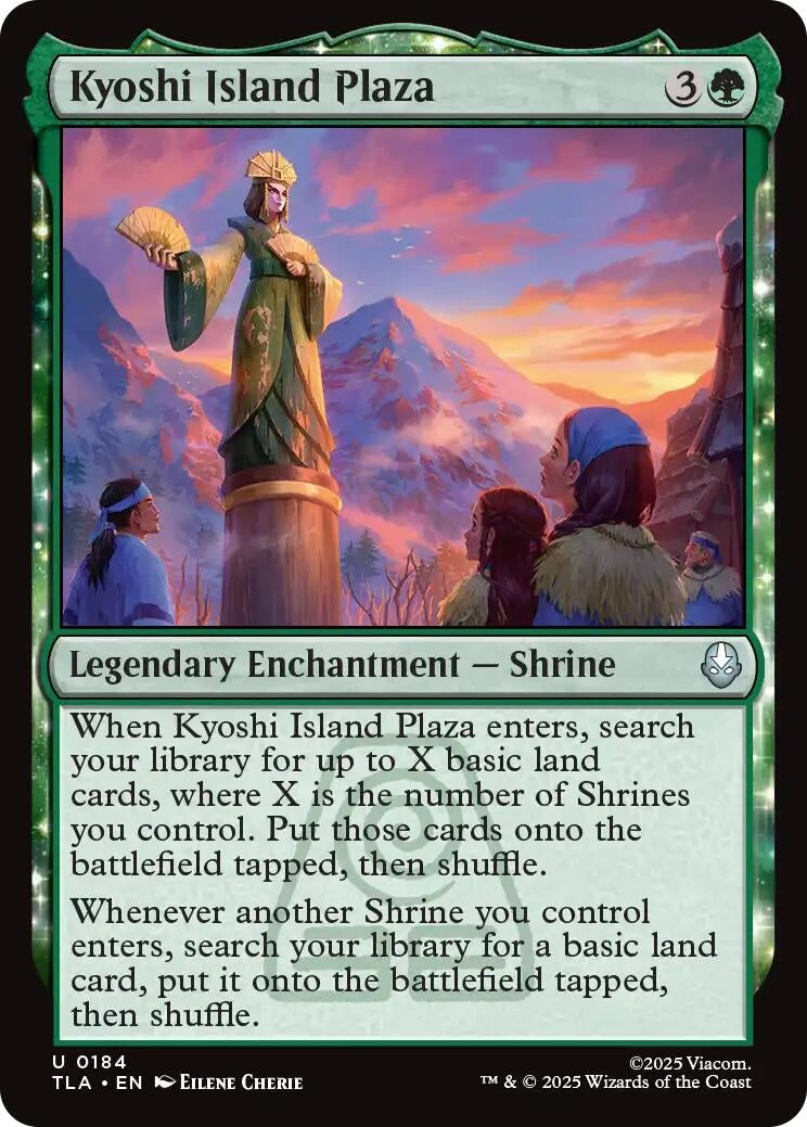 Image for Kyoshi Island Plaza (184) (TLA) - Magic: The Gathering