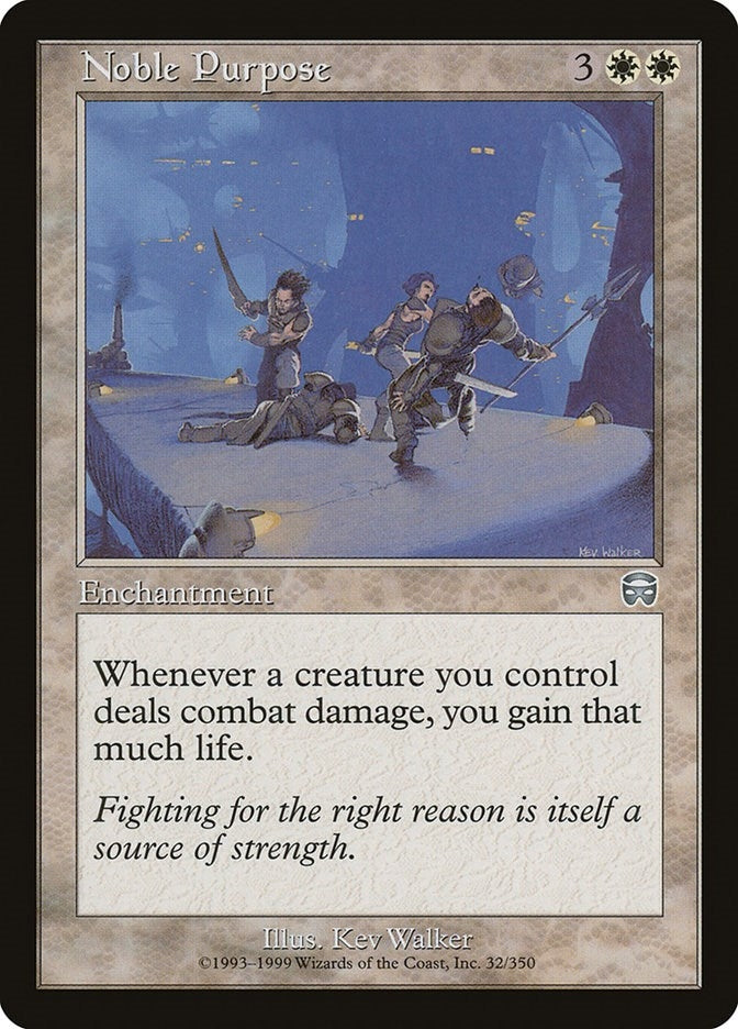 Noble Purpose (32) (Mercadian Masques)