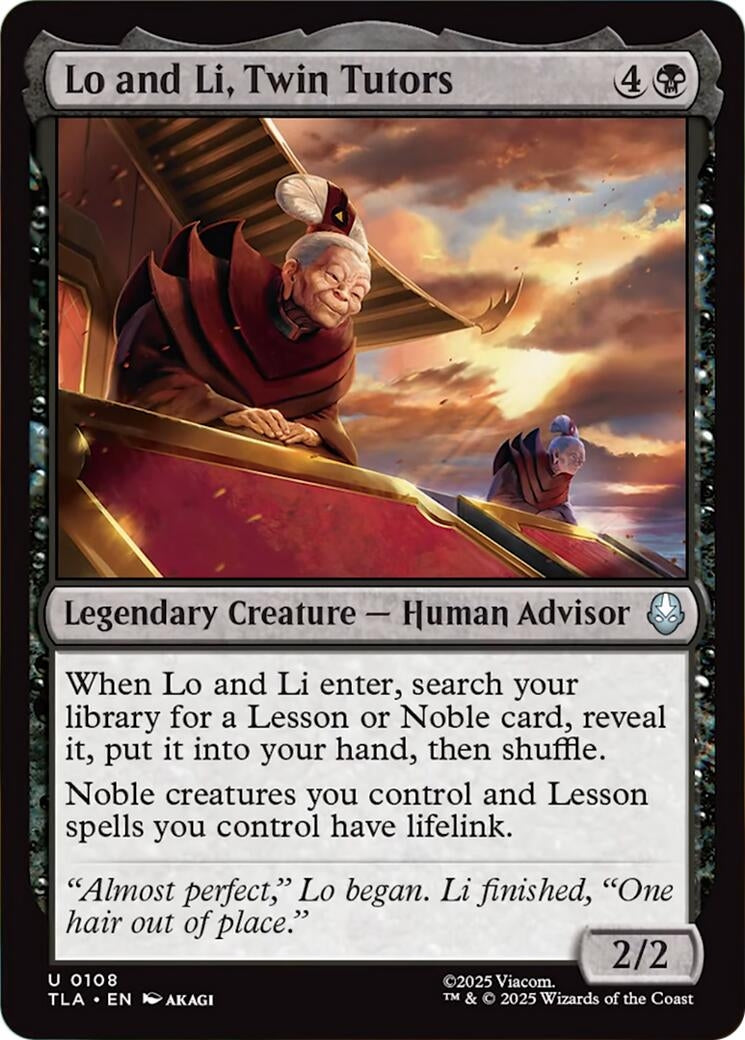 Image for Lo and Li, Twin Tutors (108) (TLA) - Magic: The Gathering