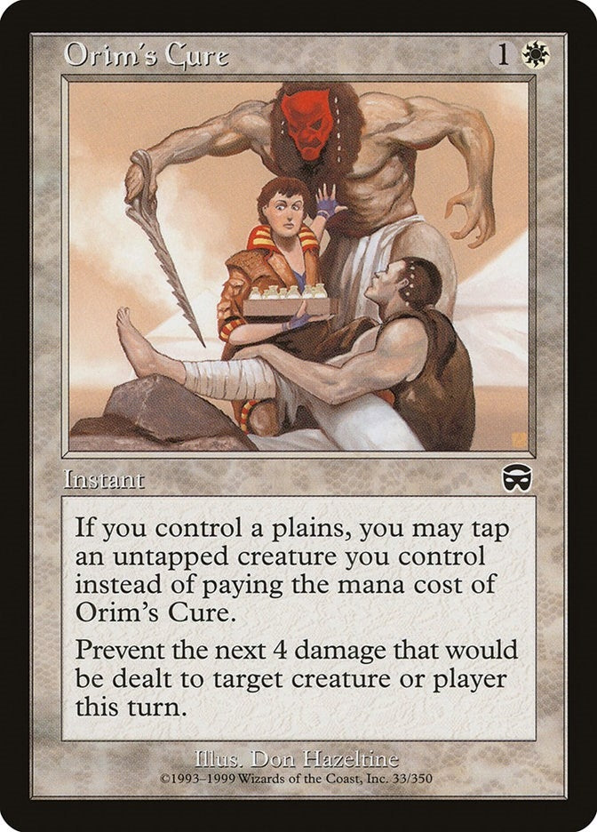 Orim's Cure (33) (Mercadian Masques)
