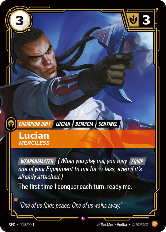 Lucian - Merciless (113/221) (Spiritforged)
