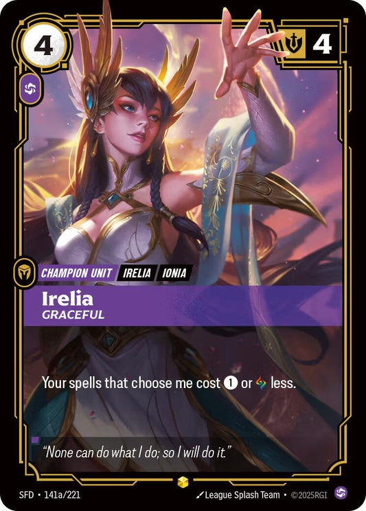 Irelia - Graceful (Alternate Art) (141a/221) (Spiritforged)