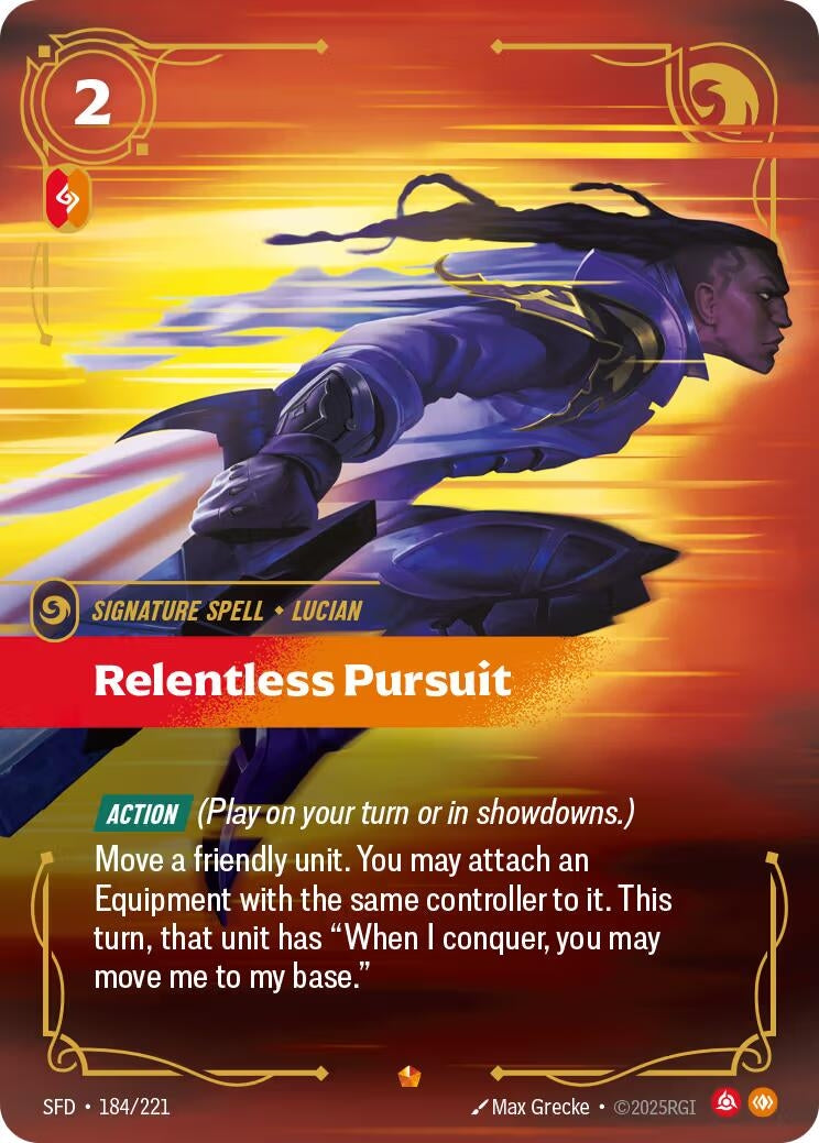 Relentless Pursuit (184/221) (Spiritforged)