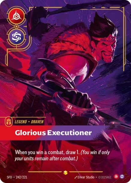 Draven - Glorious Executioner (Overnumbered) (242/221) (Spiritforged)