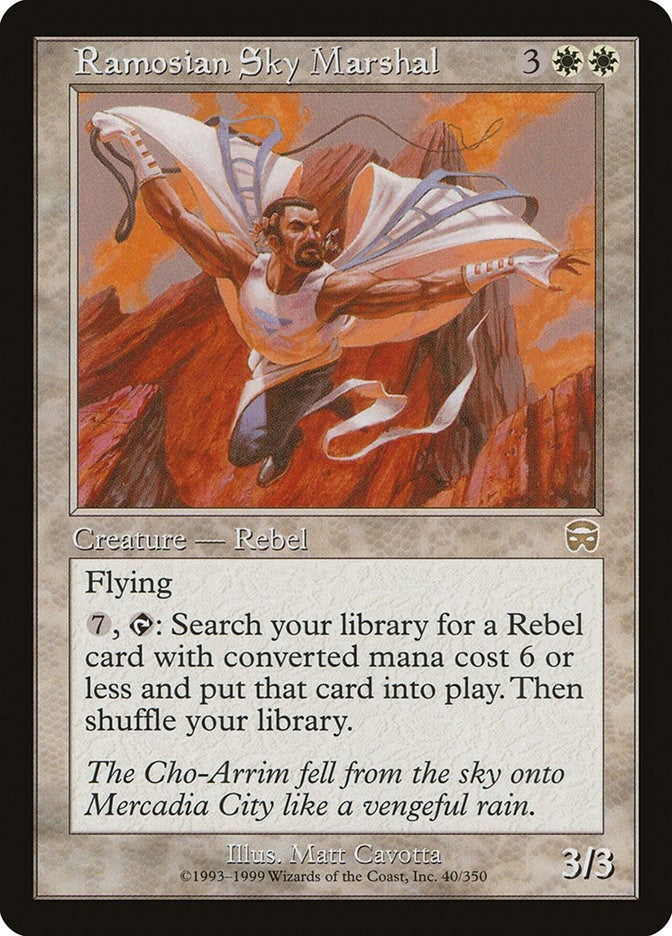 Image for Ramosian Sky Marshal (40) (Mercadian Masques) - Magic: The Gathering