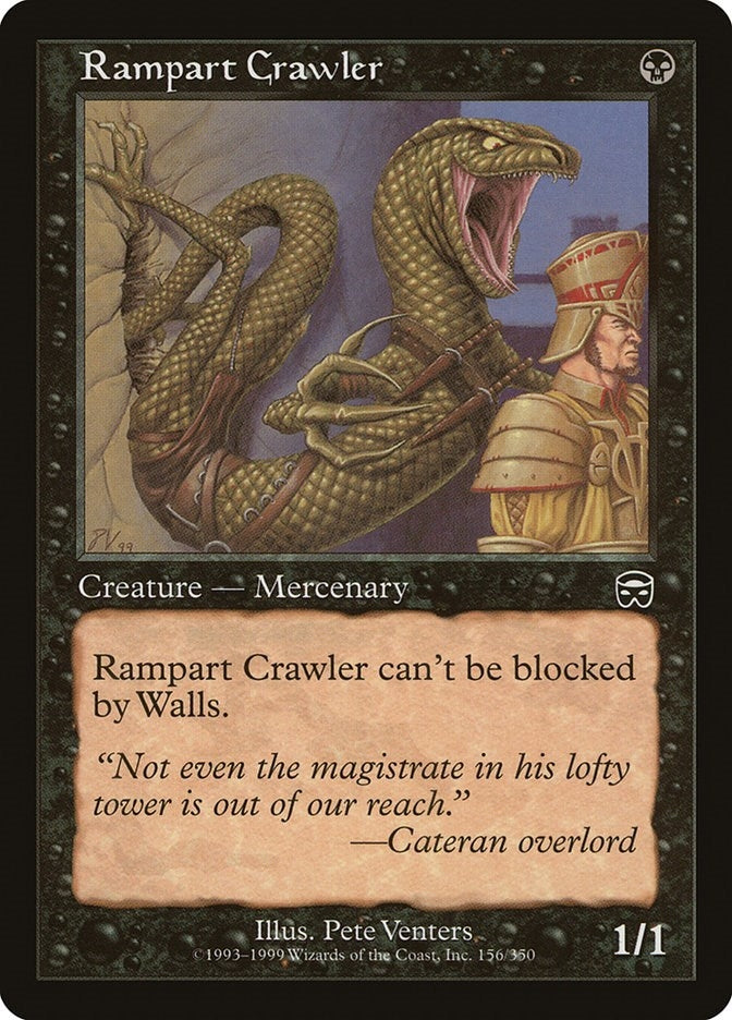 Rampart Crawler (156) (Mercadian Masques)