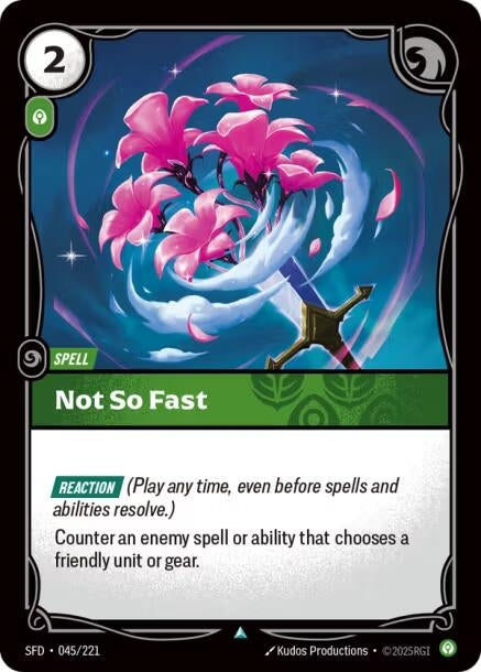 Not So Fast (045/221) (Spiritforged)