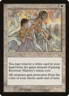 Reverent Mantra (44) (Mercadian Masques)