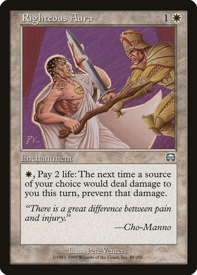 Righteous Aura (45) (Mercadian Masques)