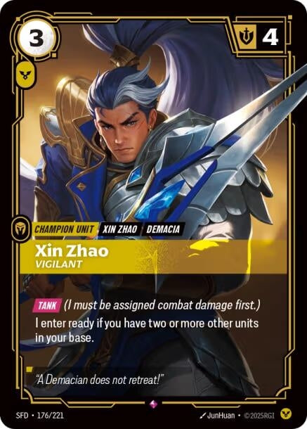 Xin Zhao - Vigilant (176/221) (Spiritforged)