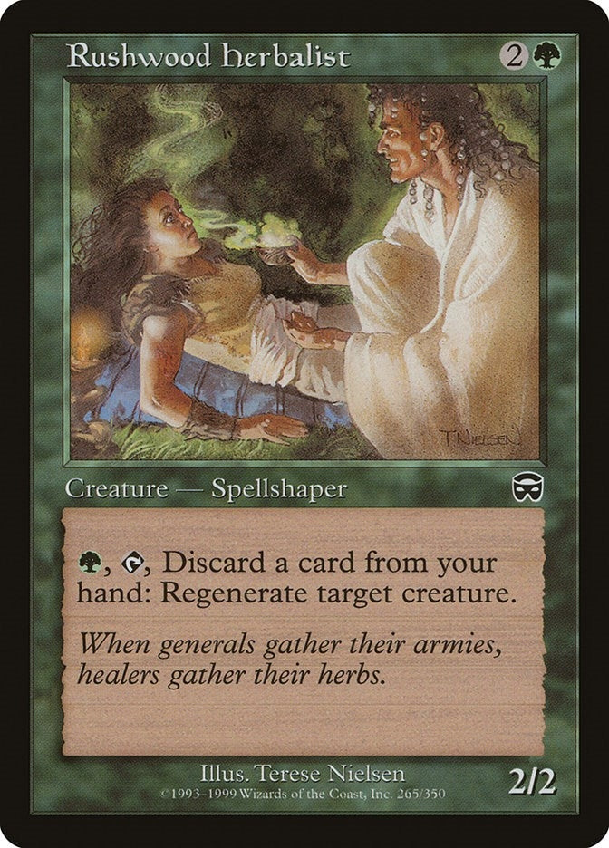 Image for Rushwood Herbalist (265) (Mercadian Masques) - Magic: The Gathering