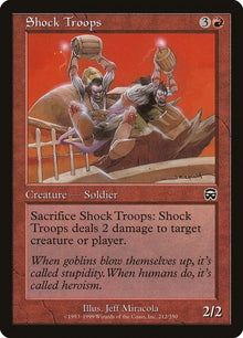 Image for Shock Troops (212) (Mercadian Masques) - Magic: The Gathering
