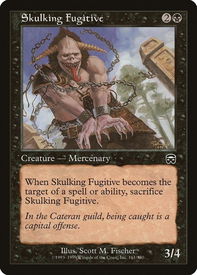 Image for Skulking Fugitive (161) (Mercadian Masques) - Magic: The Gathering