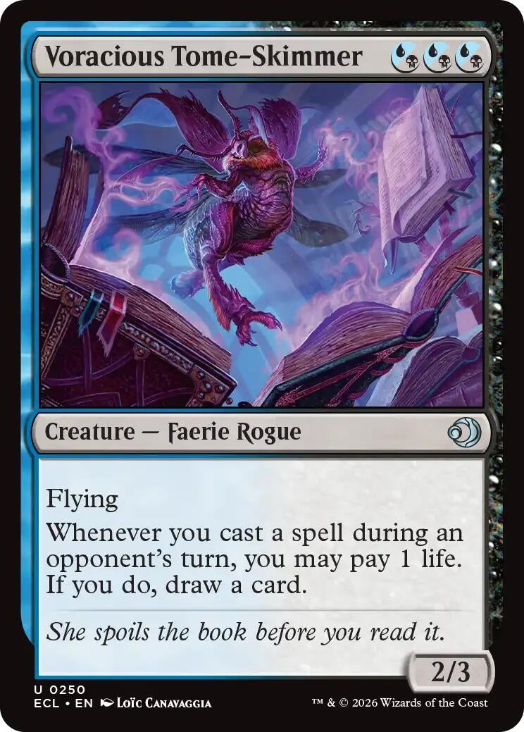 Image for Voracious Tome-Skimmer (250) (Lorwyn Eclipsed) - Magic: The Gathering