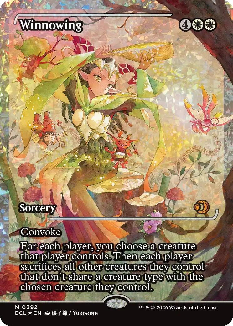 Winnowing (Showcase) (Fracture Foil) (392) (Lorwyn Eclipsed)