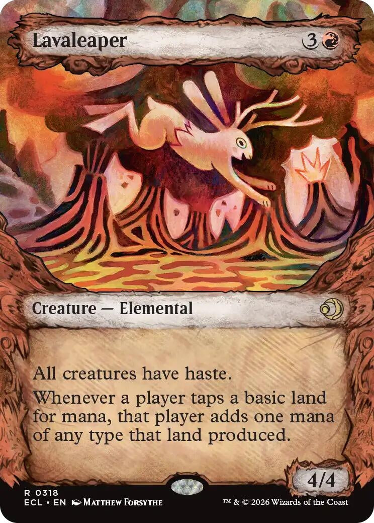 Image for Lavaleaper (Showcase) (318) (Lorwyn Eclipsed) - Magic: The Gathering