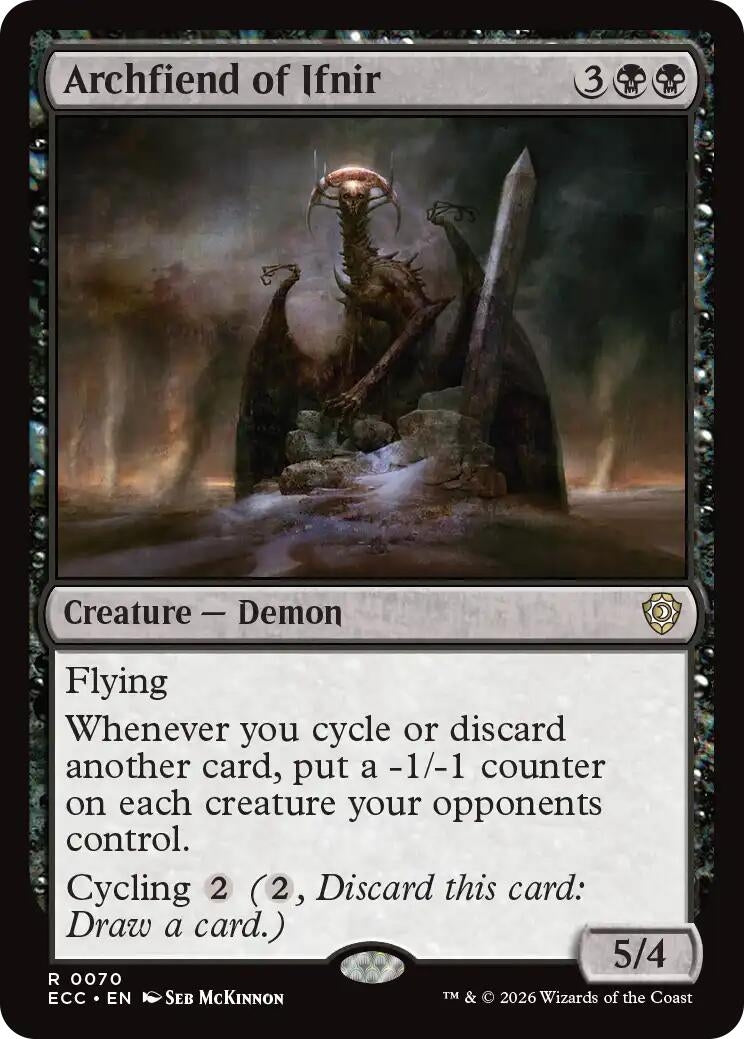 Image for Archfiend of Ifnir (70) (Lorwyn Eclipsed) - Magic: The Gathering