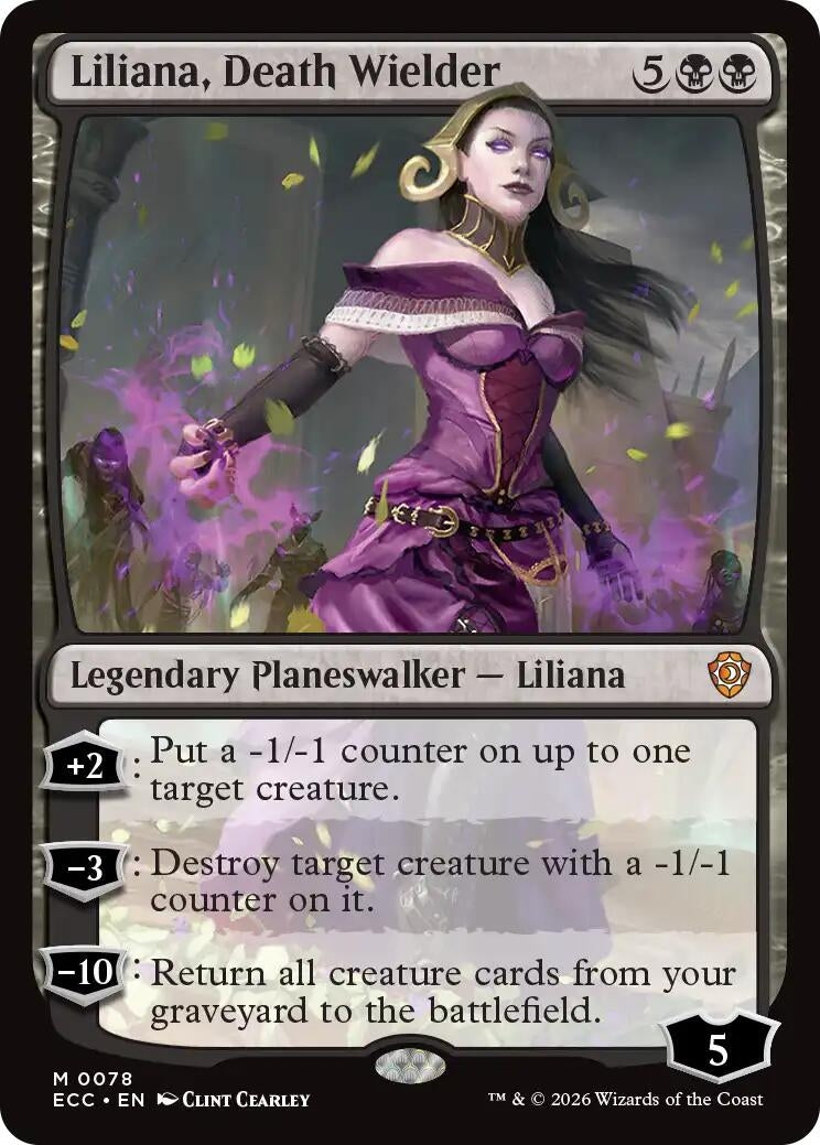 Image for Liliana, Death Wielder (78) (Lorwyn Eclipsed) - Magic: The Gathering