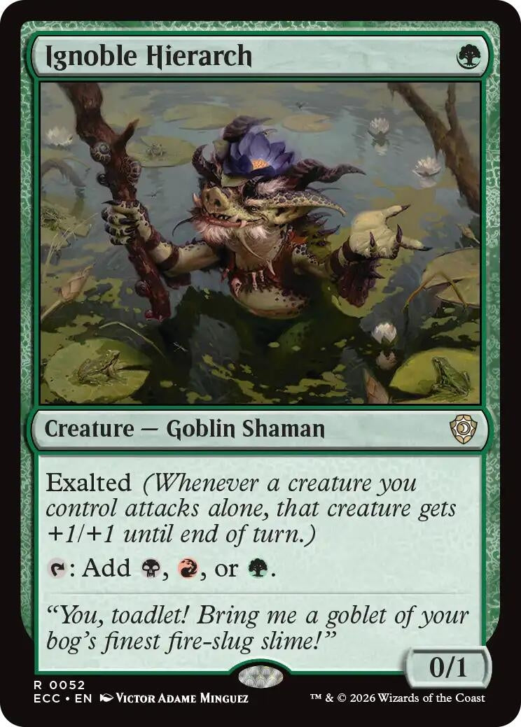 Image for Ignoble Hierarch (52) (Lorwyn Eclipsed) - Magic: The Gathering