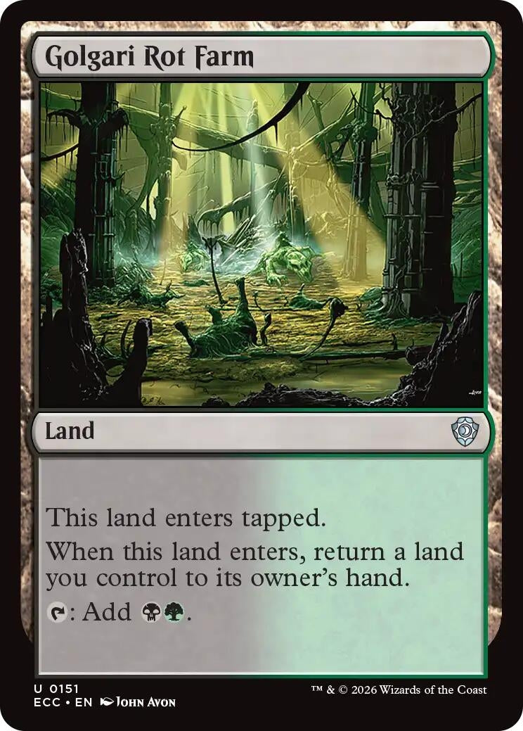 Image for Golgari Rot Farm (151) (Lorwyn Eclipsed) - Magic: The Gathering