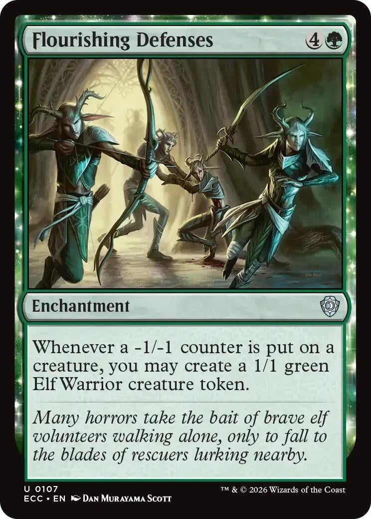 Image for Flourishing Defenses (107) (Lorwyn Eclipsed) - Magic: The Gathering
